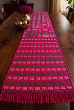 Load image into Gallery viewer, Royal Fuchsia & Green Handwoven Kente (A)
