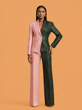 Load image into Gallery viewer, Pink Green & Gold Speckled 2PC Suit