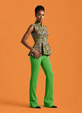 Load image into Gallery viewer, Ankara Peplum Top
